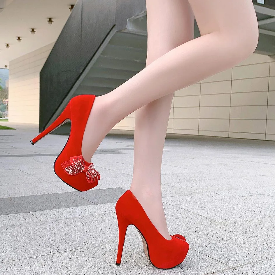 Median mental Snooze Oferta Pietre platforma tocuri super toc înalt pantofi pentru femei  impermeabil platformă unică de pantofi ura mare rosu sexy 14cm dimensiuni  mari 46 \ Pantofi pentru femei ~ www.mancamimpreuna.ro